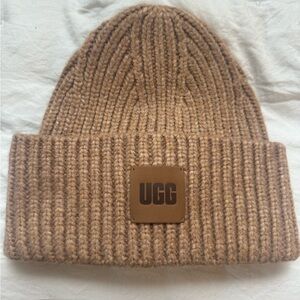 UGG Men's Tan Knit Beanie
